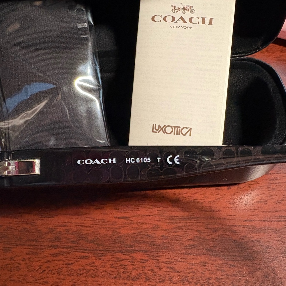 Coach Black Eyewear Case - Picture 3 of 4